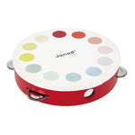 Janod Confetti Tambourine - 10 Metal Cymbals Display x4
