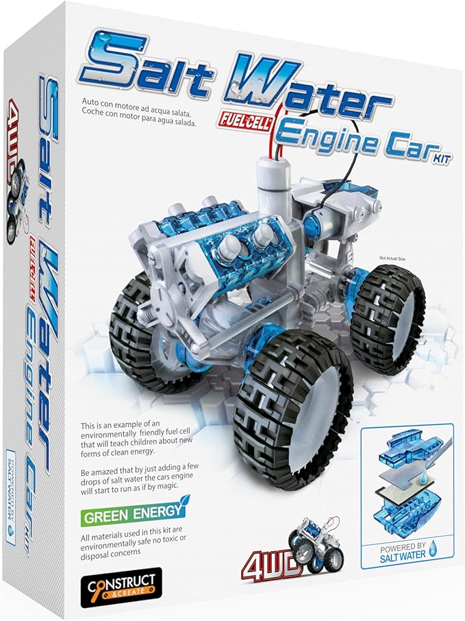 Construct & Create Salt Water Fuel Cell Engine Car