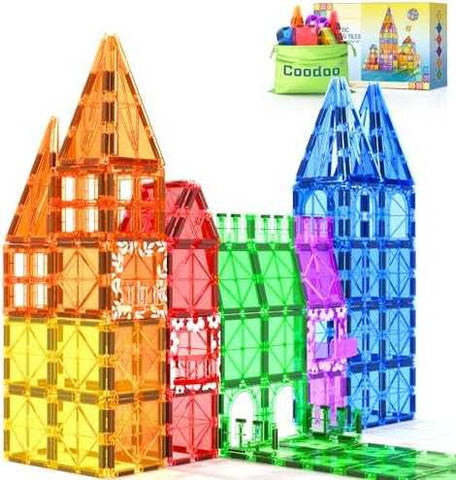 Coodoo Magnetic Building Tiles Set (60 pcs)