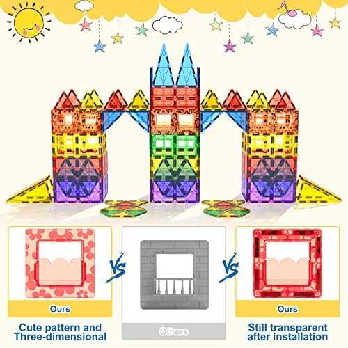 Coodoo Magnetic Building Tiles Set (60 pcs)