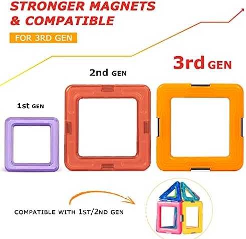 Coodoo Tough Tiles Magnetic Blocks Starter Set