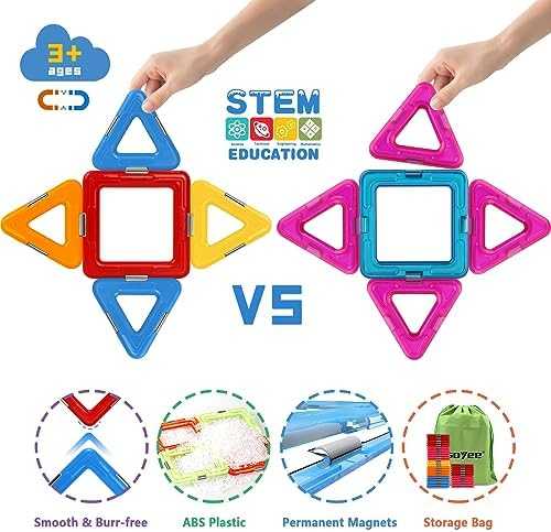 Coodoo Tough Tiles Magnetic Blocks Starter Set