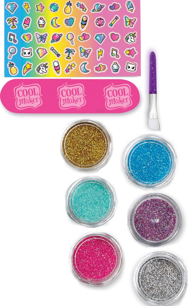 Cool Maker, Get Glitzy Glitter Nail Kit