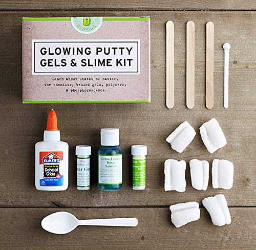 Glowing Putty Gels and Slime Kit - Stretchy STEM Fun