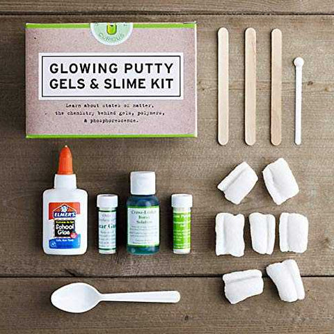 Glowing Putty Gels and Slime Kit - Stretchy STEM Fun
