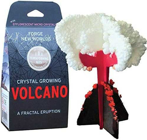 Crystal Growing Volcano - Grow a Fractal Eruption