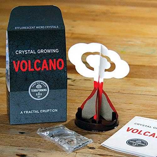 Crystal Growing Volcano - Grow a Fractal Eruption
