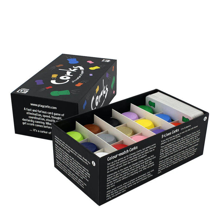 Corks - Fast-Paced Cork-Grabbing Party Game for 3 to 14