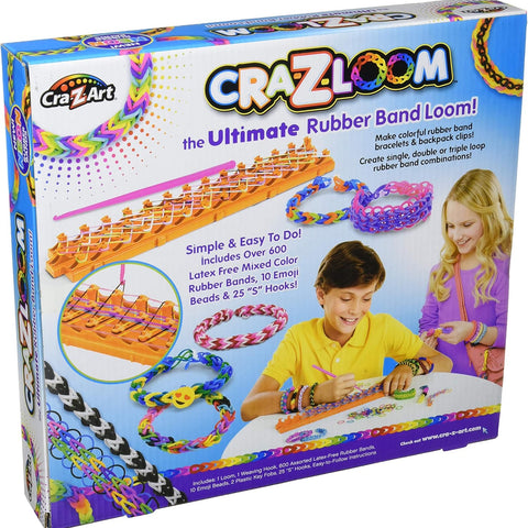 Cra-Z-Art Cra-Z-Loom Ultimate Rubber Band Bracelet Maker Activity Kit