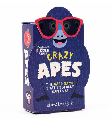 Crazy Apes - Crazy Eights Twist with Wild Ape Party Cards