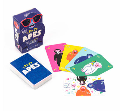 Crazy Apes - Crazy Eights Twist with Wild Ape Party Cards
