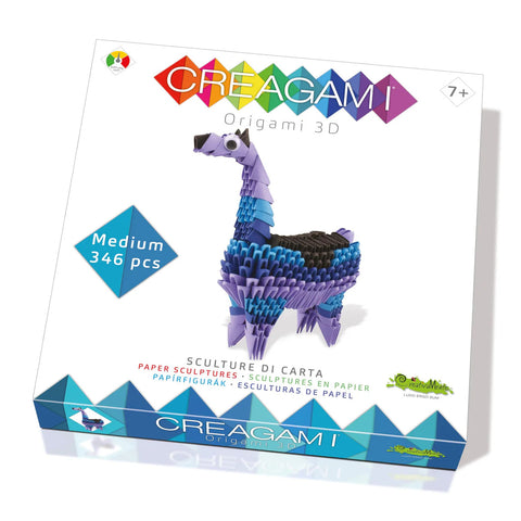 Creagami - Llama - 480-Piece 3D Origami Set