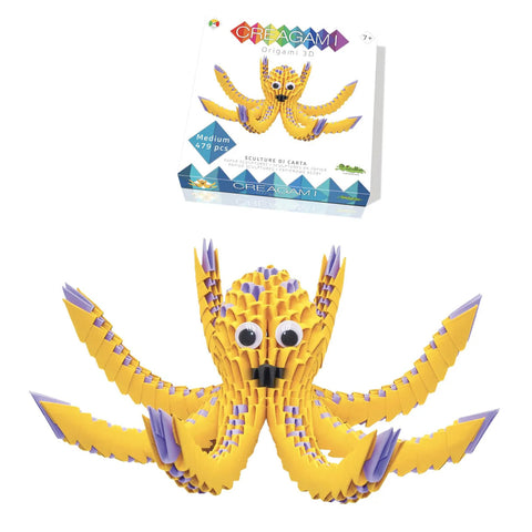 Creagami - Octopus - 479-Piece 3D Origami Set