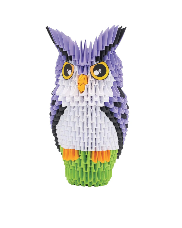 Creagami - Owl - 657-Piece 3D Origami Set