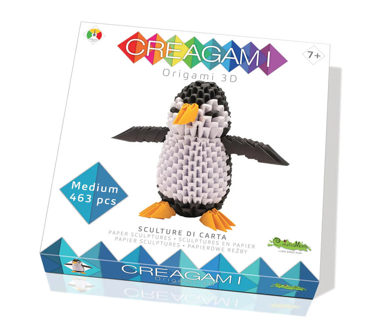 Creagami - Penguin - 463-Piece 3D Origami Set
