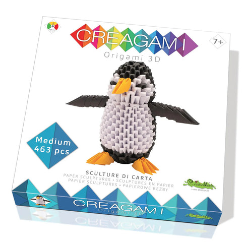 Creagami - Penguin - 463-Piece 3D Origami Set