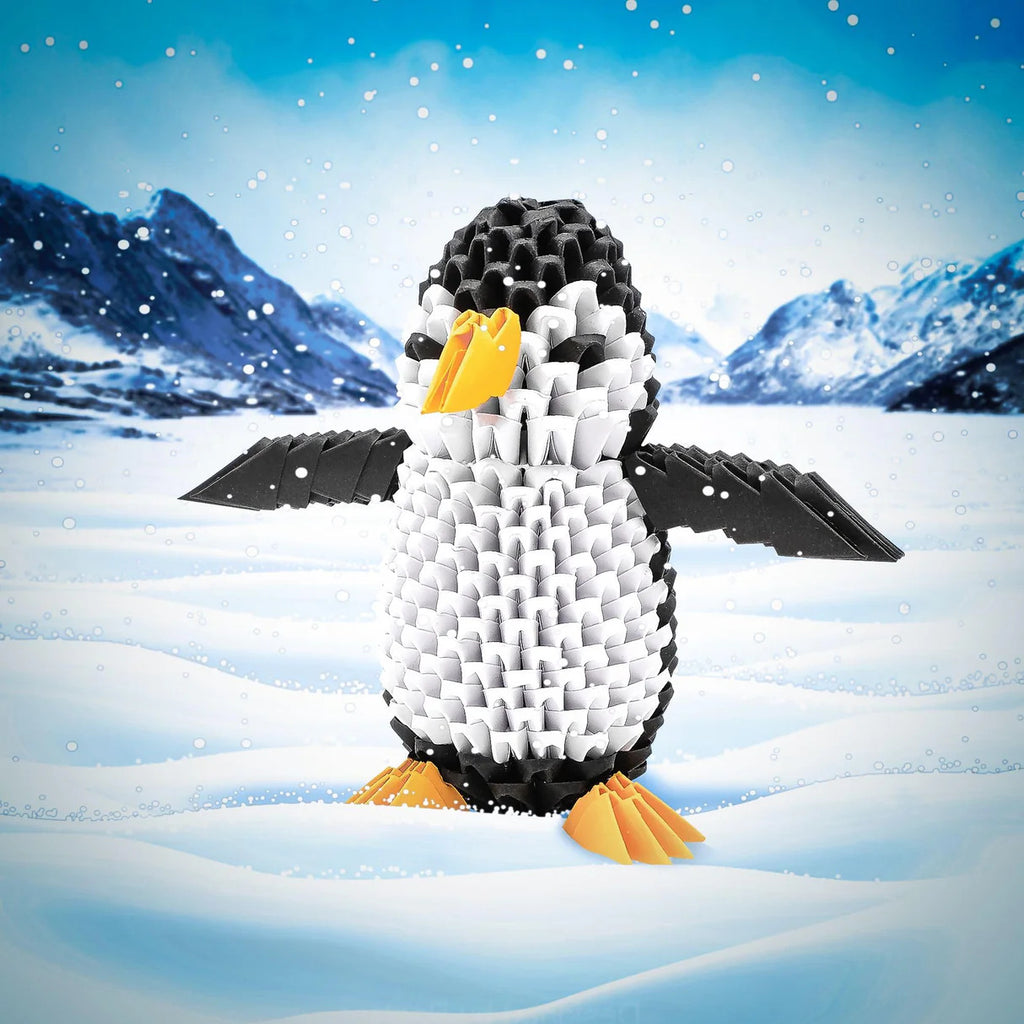 Creagami - Penguin - 463-Piece 3D Origami Set