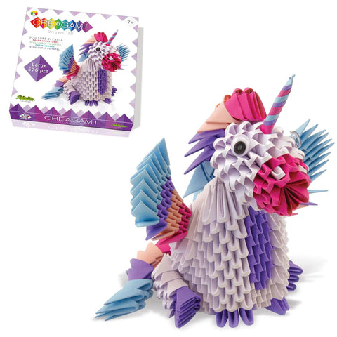 Creagami - Unicorn - 576-Piece 3D Origami Set