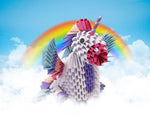 Creagami - Unicorn - 576-Piece 3D Origami Set