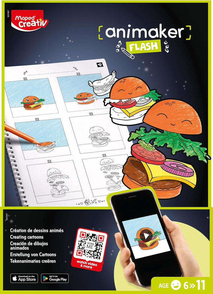 Maped Creativ Animaker Flash Kit - 12 Comic Strips to GIFs