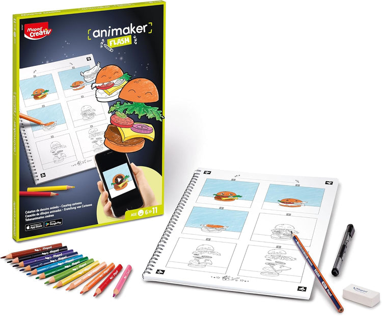 Maped Creativ Animaker Flash Kit - 12 Comic Strips to GIFs