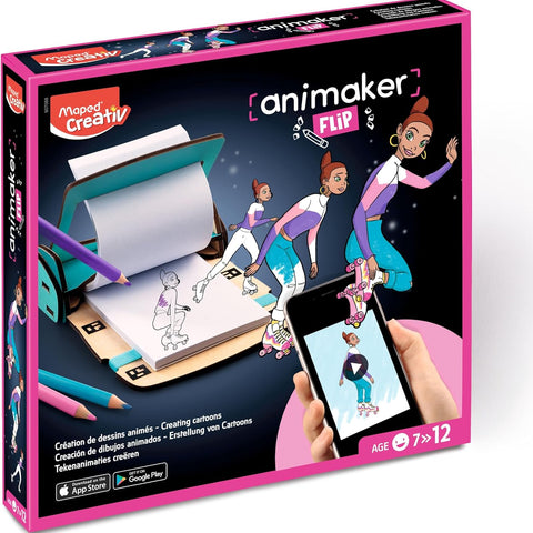 Maped Creativ Animaker Flip Pad - 4 Flipbooks Become GIFs