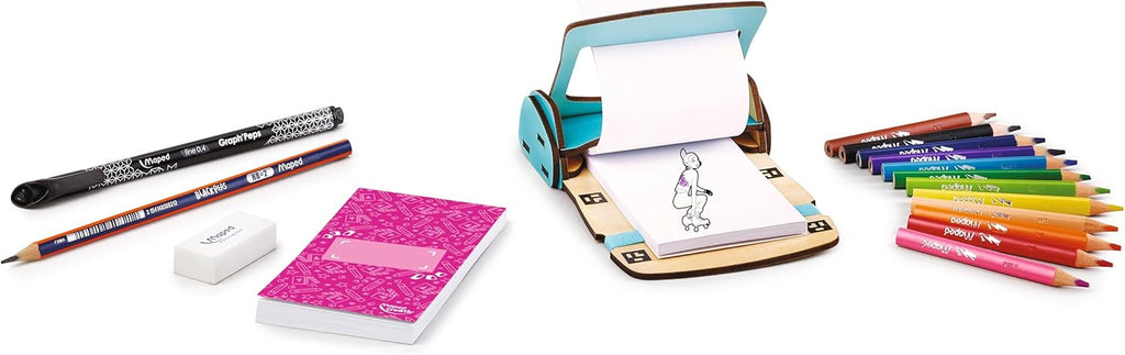 Maped Creativ Animaker Flip Pad - 4 Flipbooks Become GIFs