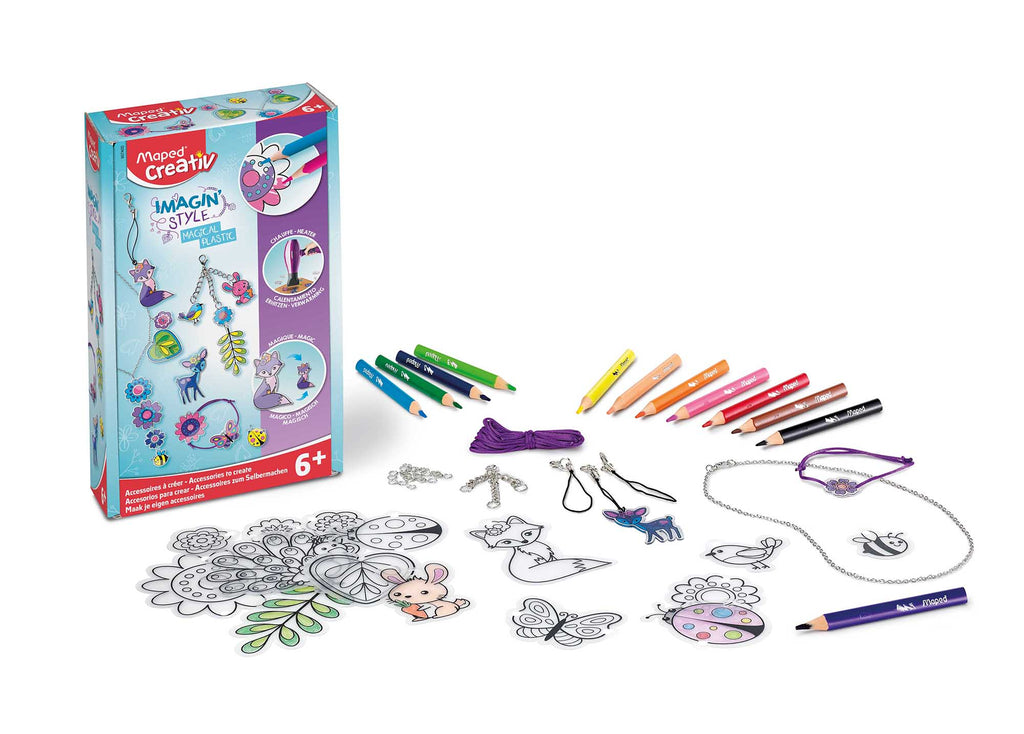 Maped Creativ Shrinking Jewelry Kit - Shrinks with Hair Dryer