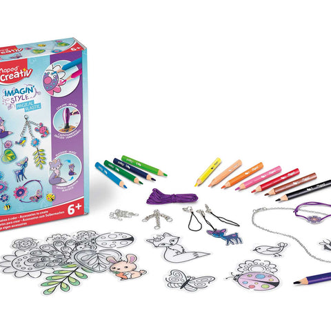 Maped Creativ Shrinking Jewelry Kit - Shrinks with Hair Dryer