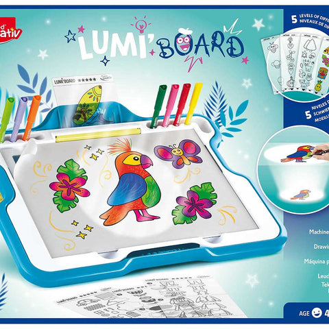 Maped Creativ Lumi Board - Portable 64-Piece Drawing Kit