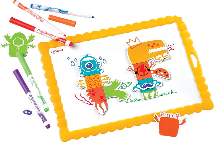 Maped Creativ Magnetic Mix & Match - 21-Piece Monster Board