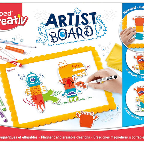 Maped Creativ Magnetic Mix & Match - 21-Piece Monster Board