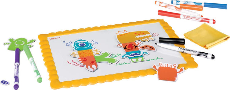 Maped Creativ Magnetic Mix & Match - 21-Piece Monster Board