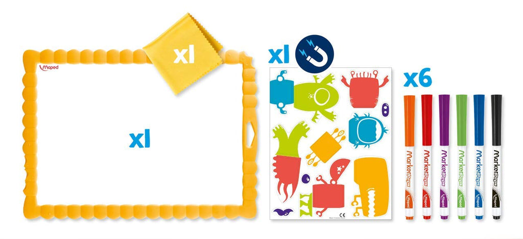 Maped Creativ Magnetic Mix & Match - 21-Piece Monster Board