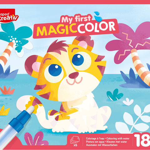 Maped Creativ Magic Water Coloring Kit - Reusable Cards