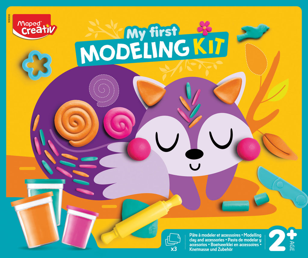 Maped Creativ Modeling Dough Kit - 13 Toddler Tools Included