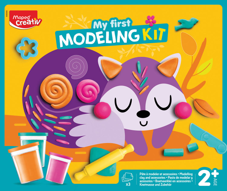 Maped Creativ Modeling Dough Kit - 13 Toddler Tools Included