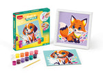 Maped Creativ Paint by Numbers Kit - Dog & Fox Framed Art