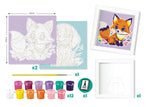 Maped Creativ Paint by Numbers Kit - Dog & Fox Framed Art