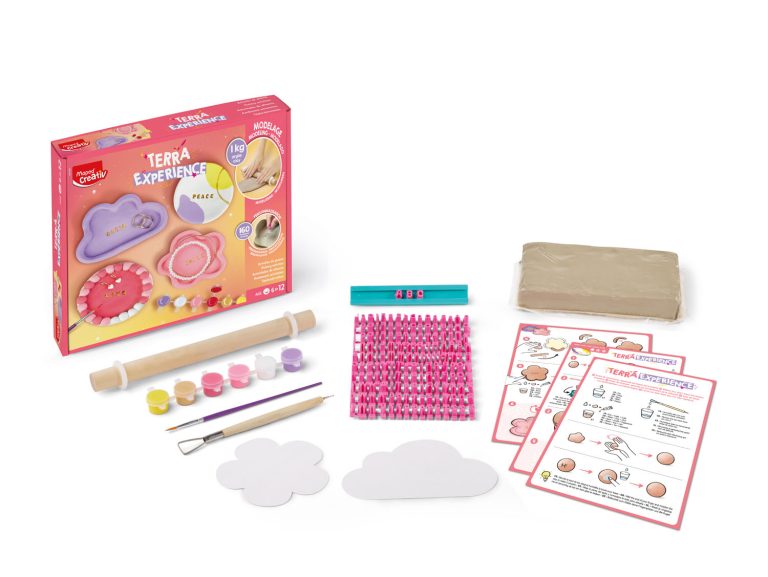 Maped Creativ Terra Clay Tray Kit - 160 Alphabet Stamps