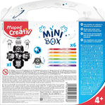 Maped Creativ Velvet Piggy Bank - 7 Piece Coloring Craft Kit