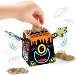 Maped Creativ Velvet Piggy Bank - 7 Piece Coloring Craft Kit