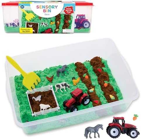 Creativity for Kids Sensory Bin – Construction Zone Playset