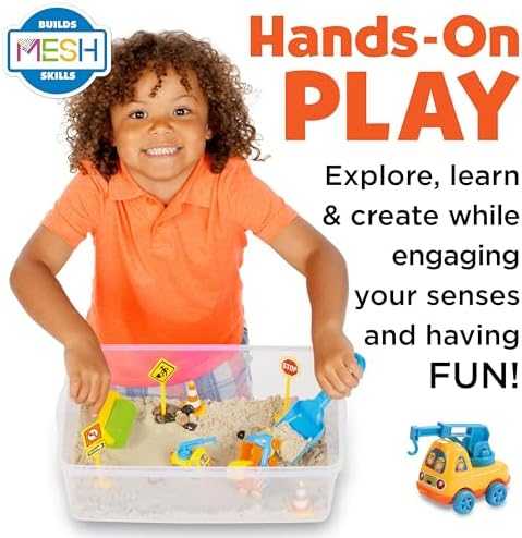 Creativity for Kids Sensory Bin – Construction Zone Playset
