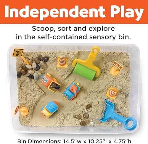 Creativity for Kids Sensory Bin – Construction Zone Playset