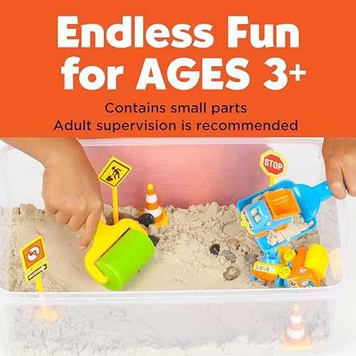 Creativity for Kids Sensory Bin – Construction Zone Playset