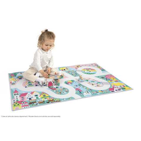Janod Crossroads Enchanted Kingdom Play Mat - Creative Toy That B