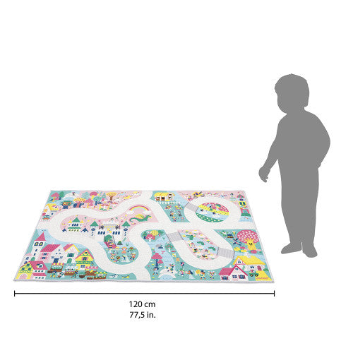 Janod Crossroads Enchanted Kingdom Play Mat - Creative Toy That B