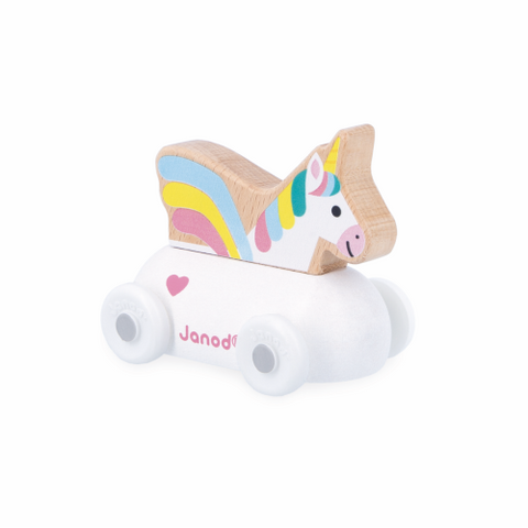 Janod Crossroads Enchanted Kingdom Unicorn Display X4 - Creative