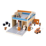 Janod Crossroads My First Garage - 15 Wooden Accessories